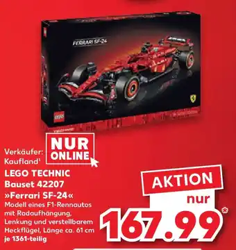 Kaufland LEGO TECHNIC Bauset 42207 Ferrari SF-24 Angebot