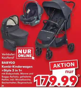Kaufland BABYGO Kombi-Kinderwagen Style 3 in 1 Angebot