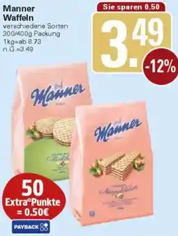 WEZ Manner Waffeln Angebot