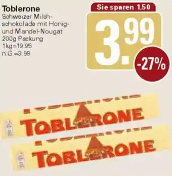 WEZ Toblerone Angebot