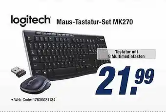 Expert Bening Logitech Maus Tastatur-set Mk270 Angebot