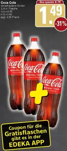 WEZ Coca Cola Angebot