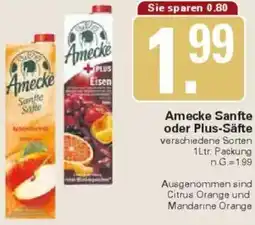 WEZ Amecke Sanfte oder Plus-Säfte Angebot