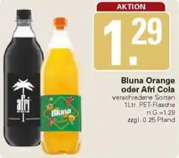 WEZ Bluna Orange oder Afri Cola Angebot