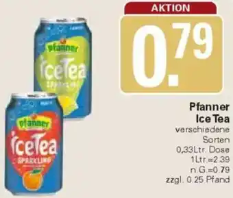 WEZ Pfanner Ice Tea Angebot
