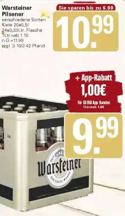 WEZ Warsteiner Pilsener Angebot