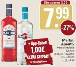 WEZ Martini Aperitiv Angebot