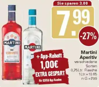 WEZ Martini Aperitiv Angebot