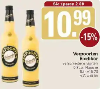 WEZ Verpoorten Eierlikör Angebot