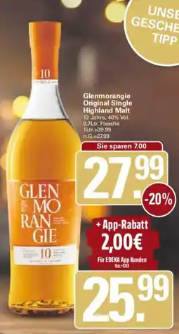 WEZ Glenmorangie Original Single Highland Malt Angebot