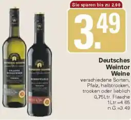 WEZ Deutsches Weintor Weine Angebot