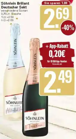 WEZ Söhnlein Brillant Deutscher Sekt Angebot