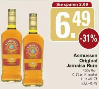 WEZ Asmussen Original Jamaica Rum Angebot