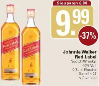 WEZ Johnnie Walker Red Label Angebot