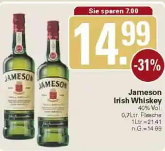 WEZ Jameson Irish Whiskey Angebot