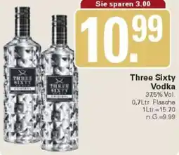 WEZ Three Sixty Vodka Angebot