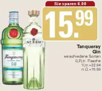 WEZ Tanqueray Gin Angebot