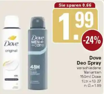WEZ Dove Deo Spray Angebot