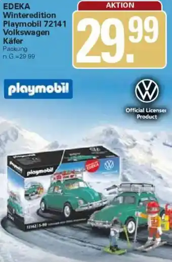 WEZ EDEKA Winteredition Playmobil 72141 Volkswagen Käfer Angebot