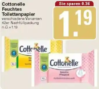 WEZ Cottonelle Feuchtes Toilettenpapier Angebot