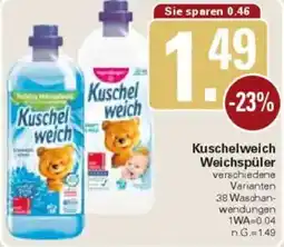 WEZ Kuschelweich Weichspüler Angebot