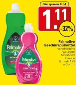 WEZ Palmolive Geschirrspülmittel Angebot