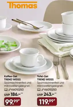 Galeria Thomas Kaffee-Set TREND WEISS Angebot