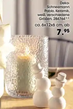 Möbel Martin LEONARDO Deko Schneemann Pablo Angebot