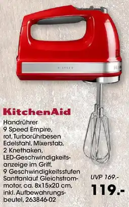 Möbel Martin KitchenAid Handrührer 9 Speed Empire Angebot