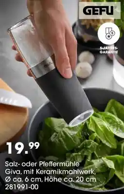 Möbel Martin GEFU Salz- oder Pfeffermühle Angebot