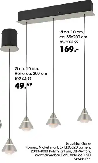 Möbel Martin Leuchten-Serie Angebot