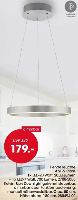 Möbel Martin Pendelleuchte Anillo Angebot