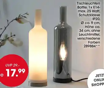 Möbel Martin Tischleuchten Bottle Angebot