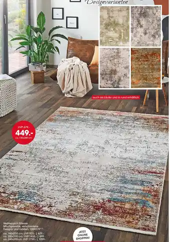 Möbel Martin Webteppich Finesse Angebot