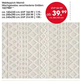 Möbel Martin Webteppich Malmö Angebot