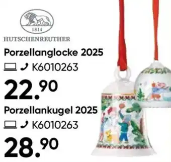 Galeria HUTSCHENREUTHER Porzellanglocke 2025 Angebot