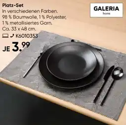 Galeria GALERIA home Platz-Set Angebot