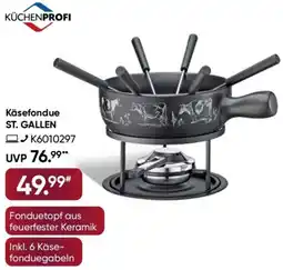 Galeria KÜCHENPROFI Käsefondue ST. GALLEN Angebot