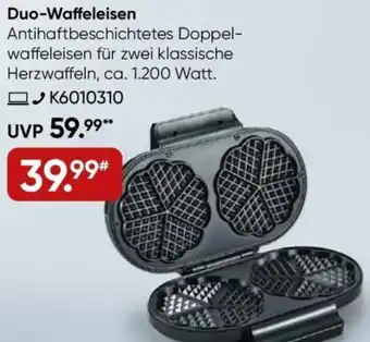Galeria SEVERIN Duo-Waffeleisen Angebot