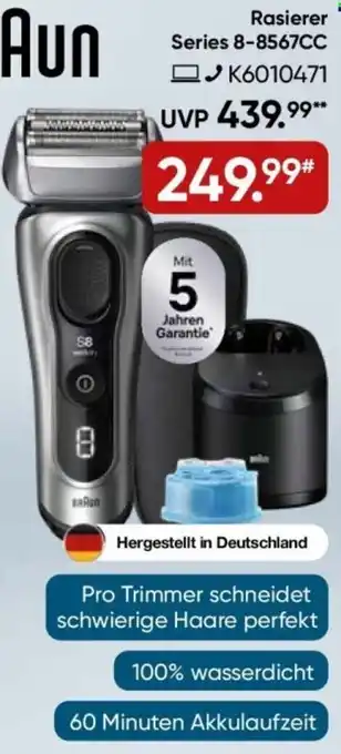 Galeria BRAUN Rasierer Series 8-8567CC Angebot