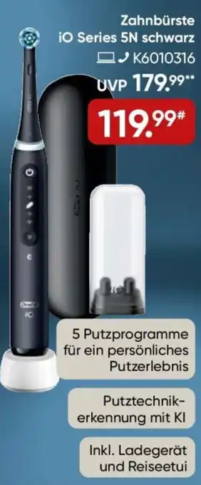 Galeria Oral-B Zahnbürste iO Series 5N schwarz Angebot