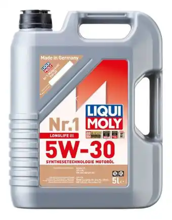 Kaufland Liqui Moly 5W-30 Nr. 1 Longlife III Angebot