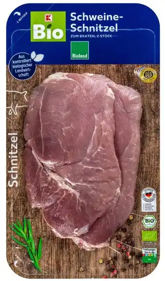 Kaufland K-Bio Bio Schweineschnitzel Angebot
