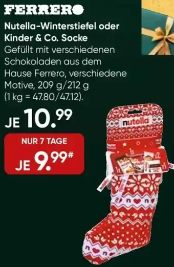 Galeria FERRERO Nutella-Winterstiefel oder Kinder & Co. Socke Angebot