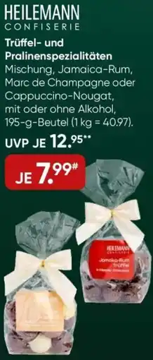 Galeria HEILEMANN CONFISERIE Trüffel- und Pralinenspezialitäten Angebot