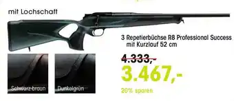 Frankonia Repetierbüchse R8 Professional Success Mit Kurzlauf 52 Cm Angebot