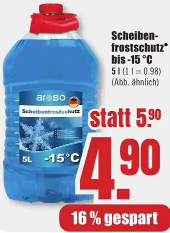 B1 Discount Baumarkt aroso Scheibenfrostschutz bis -15 °C Angebot