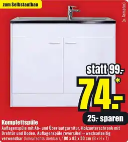 B1 Discount Baumarkt Komplettspüle Angebot