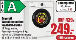 B1 Discount Baumarkt Exquisit Waschmaschine WA6110-020A Angebot