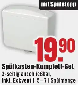 B1 Discount Baumarkt Spülkasten-Komplett-Set Angebot